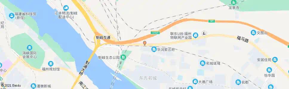 福州福马路魁岐_公交站地图_福州公交_妙搜公交查询2025