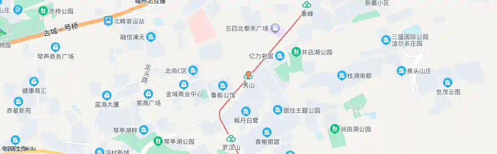 福州秀山站_公交站地图_福州公交_妙搜公交查询2025