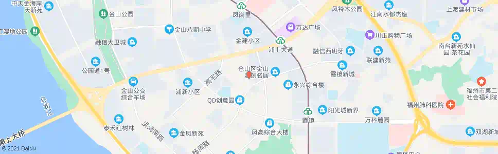 福州浦上村_公交站地图_福州公交_妙搜公交查询2025