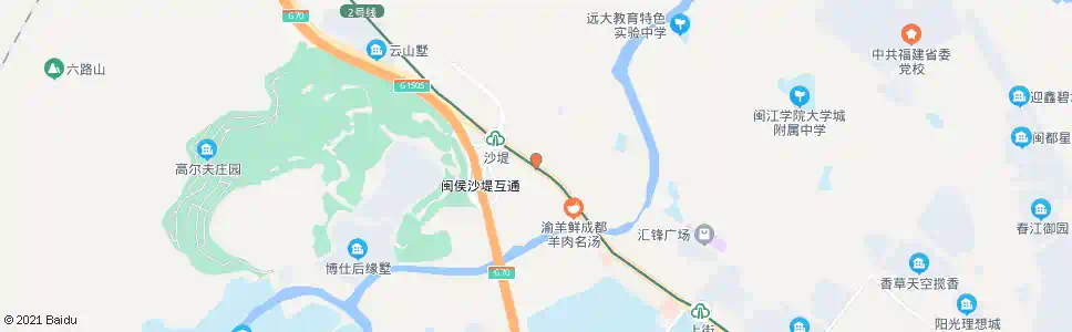 福州沙堤村口_公交站地图_福州公交_妙搜公交查询2025