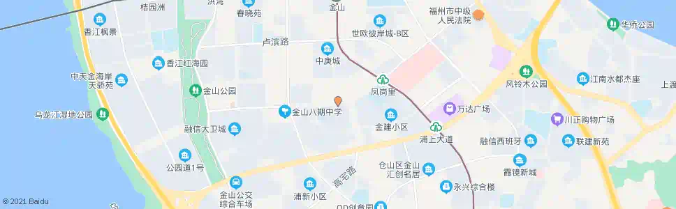 福州凤岗路_公交站地图_福州公交_妙搜公交查询2025