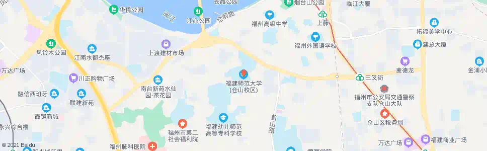 福州师大仓山校区_公交站地图_福州公交_妙搜公交查询2025