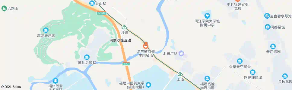 福州沙堤桥头_公交站地图_福州公交_妙搜公交查询2025