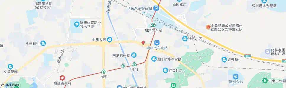 福州二环路斗门_公交站地图_福州公交_妙搜公交查询2025