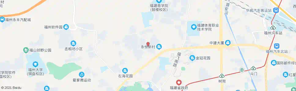 福州天元花园_公交站地图_福州公交_妙搜公交查询2025