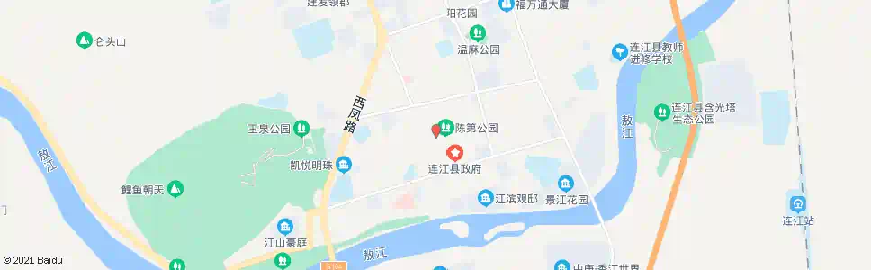 福州陈第公园_公交站地图_福州公交_妙搜公交查询2025