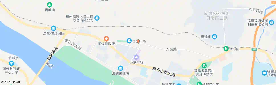 福州横街_公交站地图_福州公交_妙搜公交查询2025