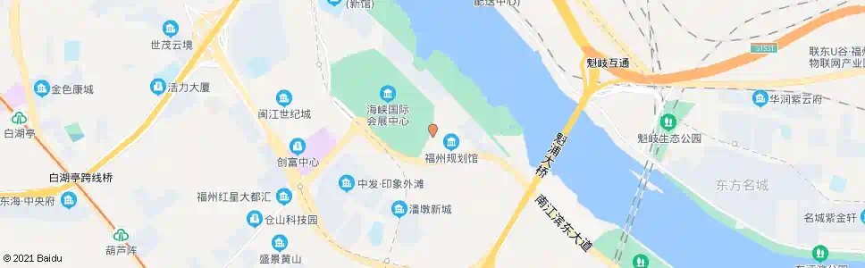 福州公交海峡国际会展中心东站_公交站地图_福州公交_妙搜公交查询2025