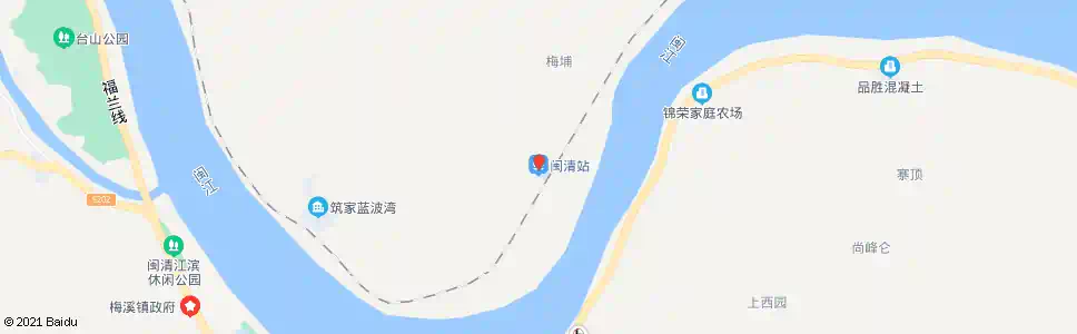 福州火车站(闽清)_公交站地图_福州公交_妙搜公交查询2025