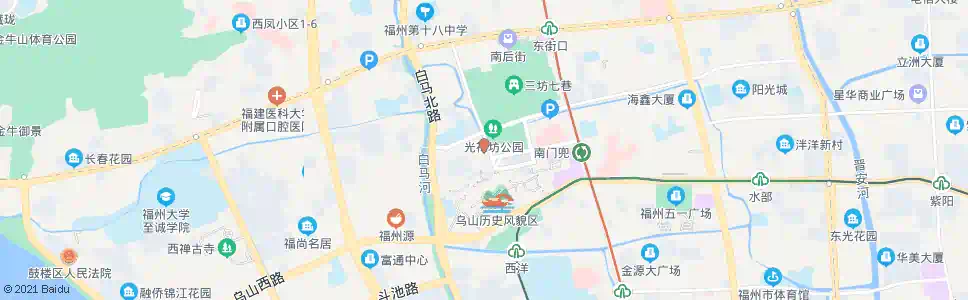 福州光禄坊_公交站地图_福州公交_妙搜公交查询2025