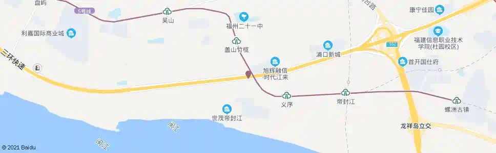 福州下洲村口_公交站地图_福州公交_妙搜公交查询2025