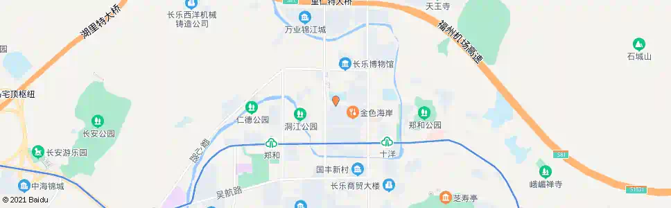 福州航城中学_公交站地图_福州公交_妙搜公交查询2025
