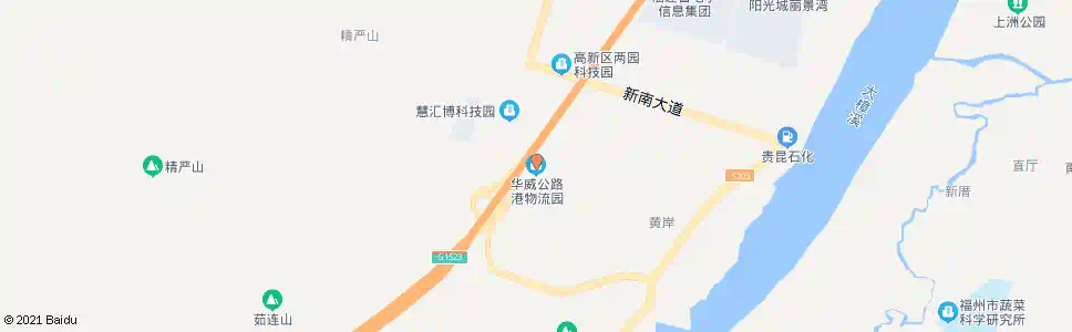 福州华威物流_公交站地图_福州公交_妙搜公交查询2025