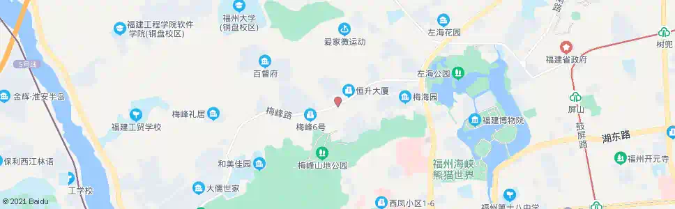 福州梅峰路_公交站地图_福州公交_妙搜公交查询2025