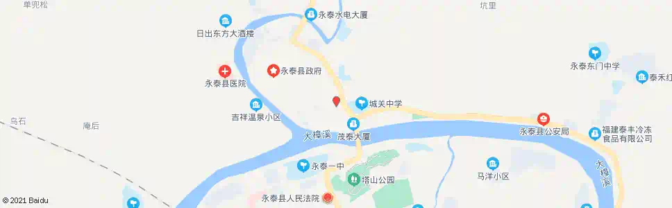 福州永泰电力大厦_公交站地图_福州公交_妙搜公交查询2025
