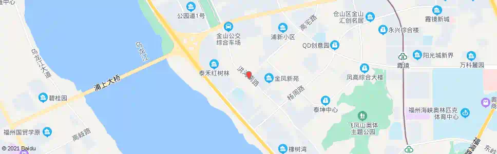 福州洪湾高宅_公交站地图_福州公交_妙搜公交查询2025