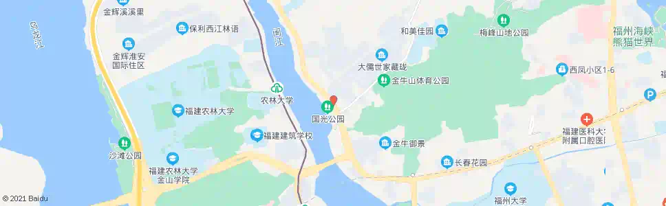 福州国光公园_公交站地图_福州公交_妙搜公交查询2025