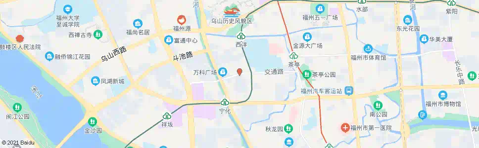 福州上海新村_公交站地图_福州公交_妙搜公交查询2025