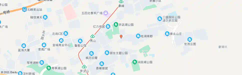 福州山北井店_公交站地图_福州公交_妙搜公交查询2025