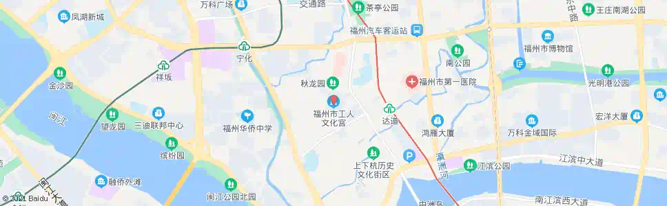 福州文化宫_公交站地图_福州公交_妙搜公交查询2025