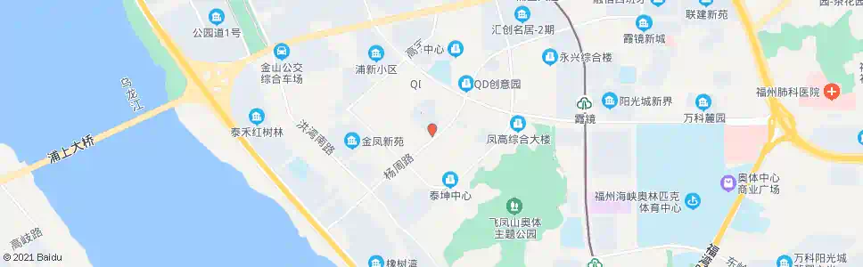 福州金山工业区钟楼_公交站地图_福州公交_妙搜公交查询2025