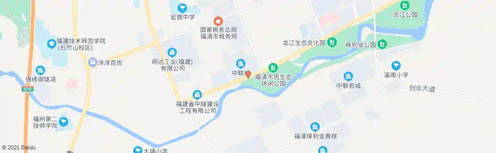 福州中联城_公交站地图_福州公交_妙搜公交查询2025