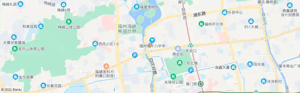 福州善化坊口_公交站地图_福州公交_妙搜公交查询2025