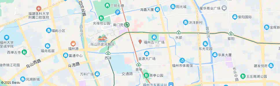 福州人民会堂_公交站地图_福州公交_妙搜公交查询2025