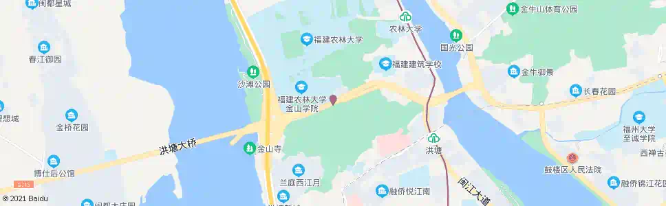 福州农林大学南门_公交站地图_福州公交_妙搜公交查询2025