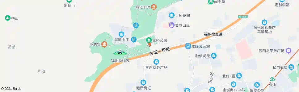 福州赤桥村_公交站地图_福州公交_妙搜公交查询2025