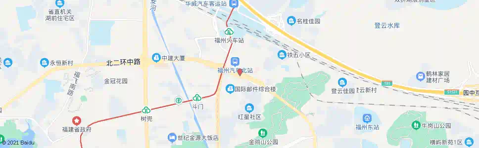 福州铁道医院_公交站地图_福州公交_妙搜公交查询2025