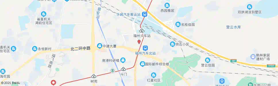 福州豪山大酒店_公交站地图_福州公交_妙搜公交查询2025