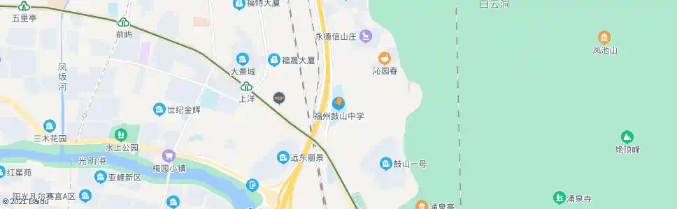 福州鼓山中学_公交站地图_福州公交_妙搜公交查询2025