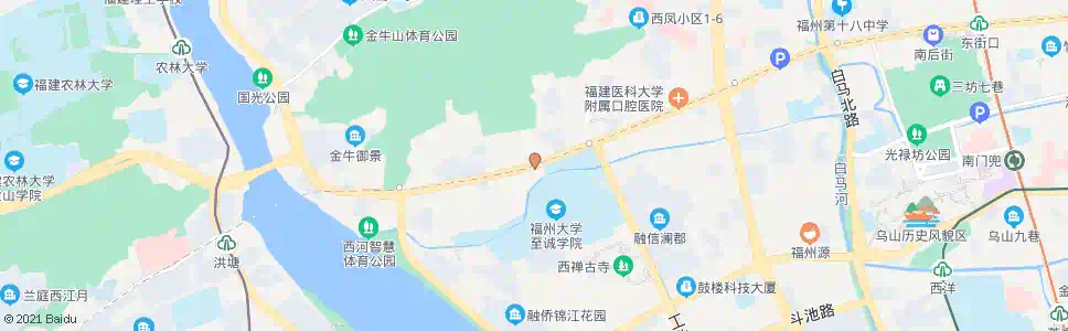 福州福大西大门_公交站地图_福州公交_妙搜公交查询2025