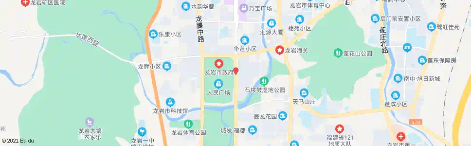 龙岩人民广场_公交站地图_龙岩公交_妙搜公交查询2025