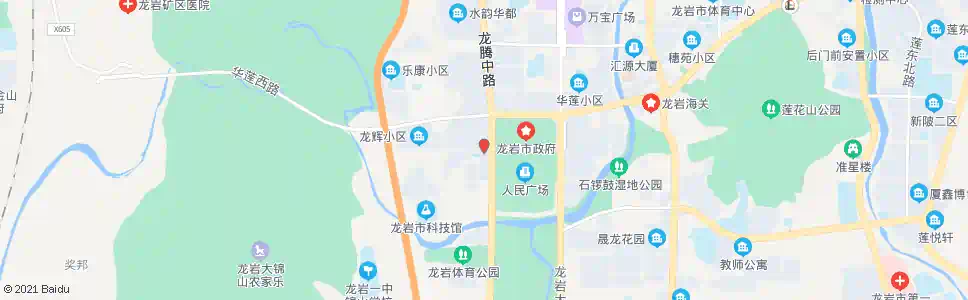 龙岩五洲广场_公交站地图_龙岩公交_妙搜公交查询2025