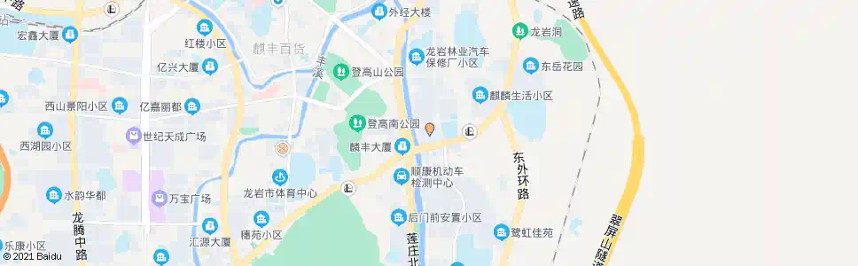 龙岩山水华庭_公交站地图_龙岩公交_妙搜公交查询2025