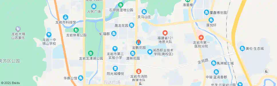 龙岩曹溪金鹏花园_公交站地图_龙岩公交_妙搜公交查询2025