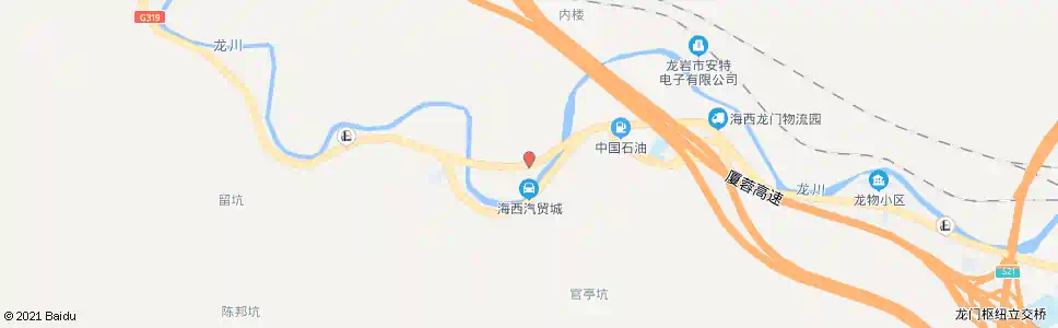 龙岩汽贸交易城_公交站地图_龙岩公交_妙搜公交查询2025