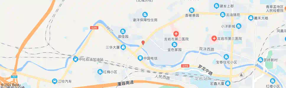 龙岩谢洋桥_公交站地图_龙岩公交_妙搜公交查询2025