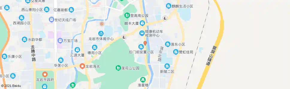 龙岩后门前小区_公交站地图_龙岩公交_妙搜公交查询2025