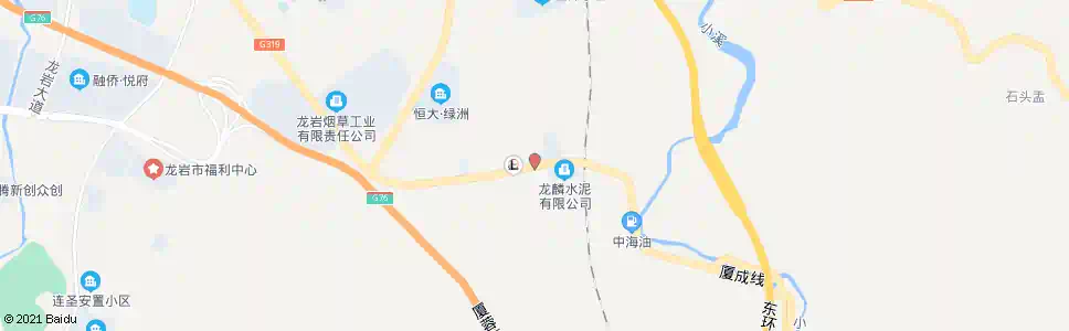 龙岩石桥坑_公交站地图_龙岩公交_妙搜公交查询2025