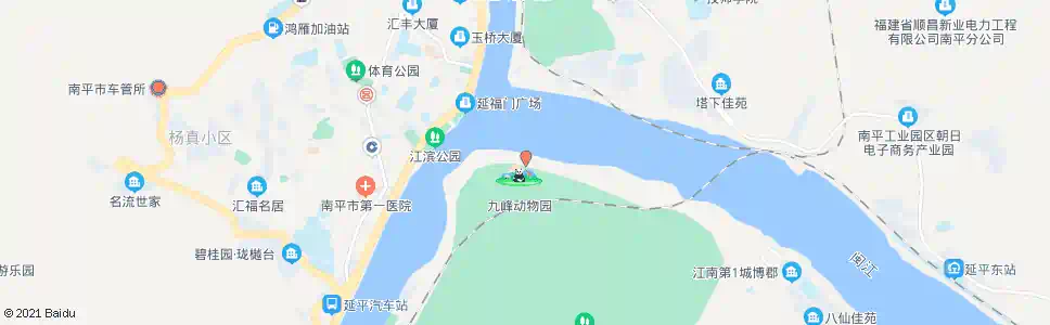 南平动物园_公交站地图_南平公交_妙搜公交查询2025