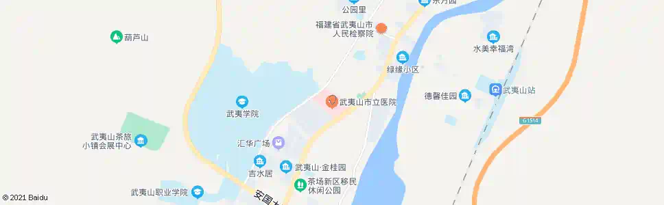 南平市立医院(武夷山市)_公交站地图_南平公交_妙搜公交查询2025