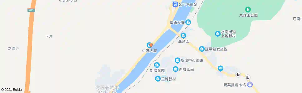 南平中野大厦_公交站地图_南平公交_妙搜公交查询2025