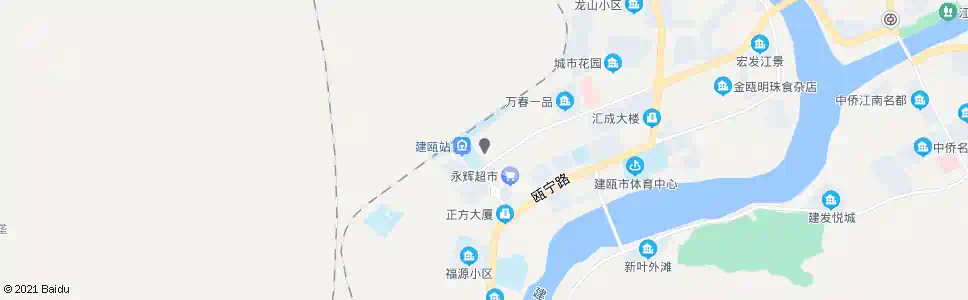 南平交警大队(建瓯市)_公交站地图_南平公交_妙搜公交查询2025