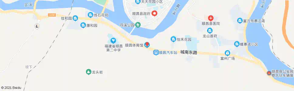 南平体育馆(顺昌县)_公交站地图_南平公交_妙搜公交查询2025