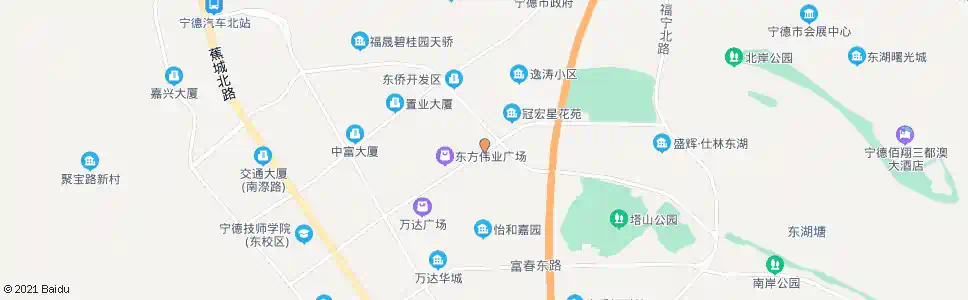 宁德广电大厦_公交站地图_宁德公交_妙搜公交查询2025