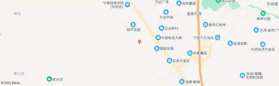 宁德富春西路口_公交站地图_宁德公交_妙搜公交查询2025