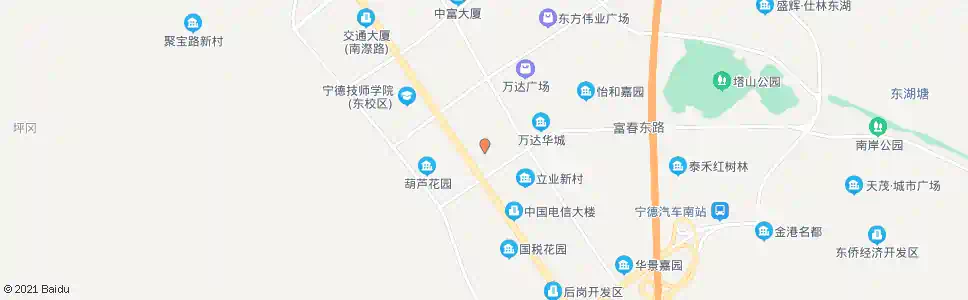 宁德财经学校_公交站地图_宁德公交_妙搜公交查询2025